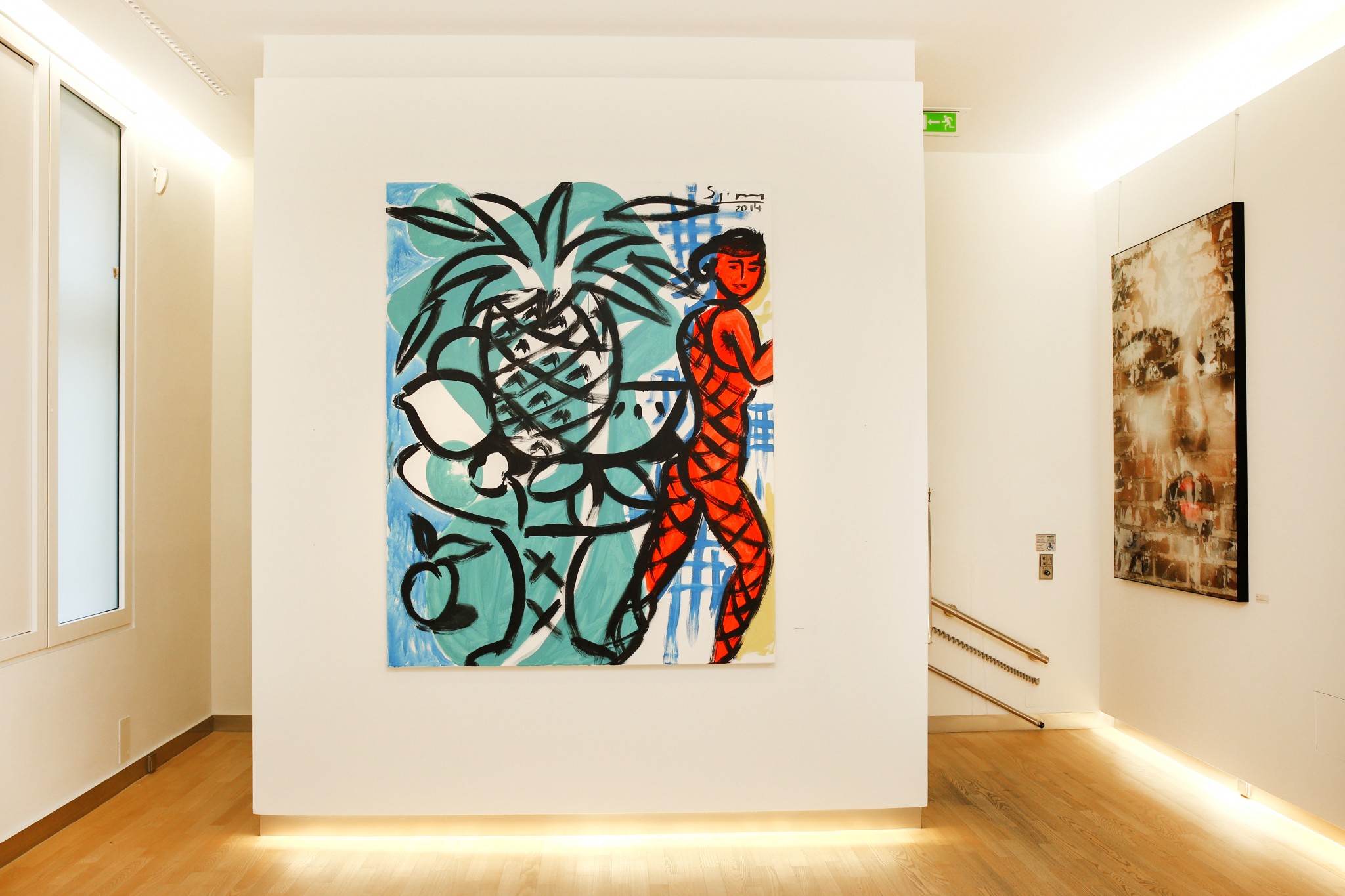 BERLIN, GERMANY - JUNE 22: A picture from artist Stefan Szczesny and a picture from photographic artist Georg Glatzel during the 'Glatzel & Szczesny - New York & Saint Tropez meets Berlin' Exhibition Preview at Sankthorst Department Art Gallery on June 22, 2016 in Berlin, Germany. (Photo by Isa Foltin/Getty Images for Ajoure)